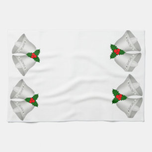 Silver Bells Kitchen Towel