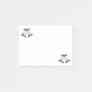 Silver Bells Post-It Notes