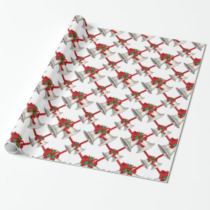 Silver Bells Wrapping Paper