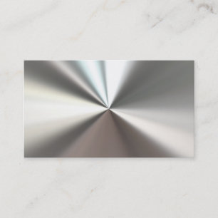 Silver Bent Metal Business Cards