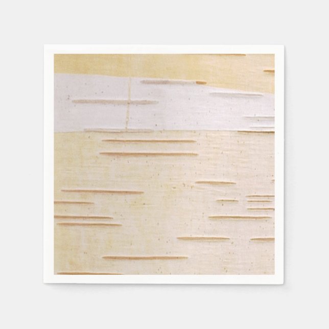 Silver Birch Bark Napkin (Front)