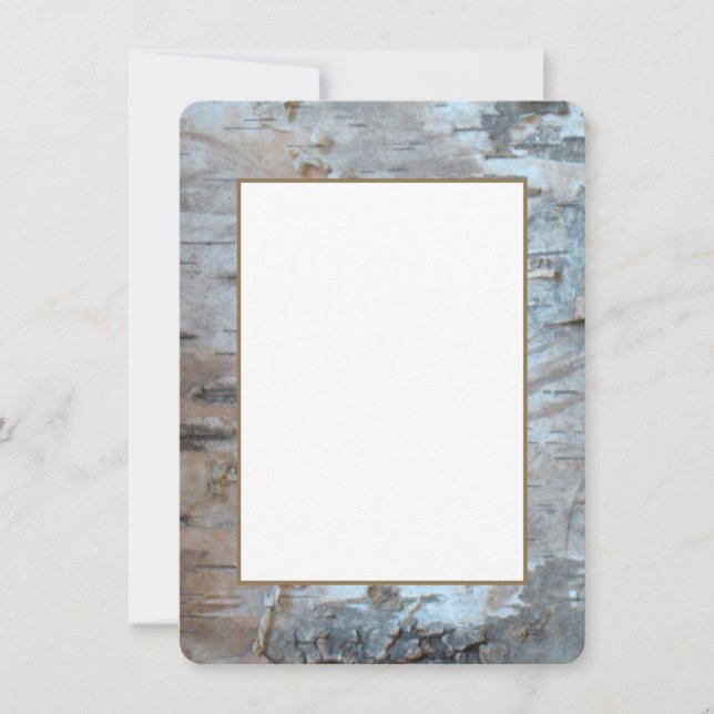 Silver Birch Bark With Gold (Front)
