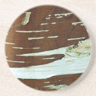 Silver Birch Natural Tree Bark Coaster