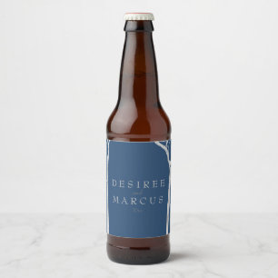 Silver Birch Trees Beer Bottle Label