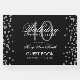 40th birthday party guest books zazzle co uk