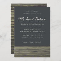 SILVER BLACK SKETCH STRIPED LINE CORPORATE EVENT