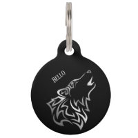 Silver Black Wolf Add Name And Address