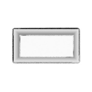 Silver Blank Address Labels