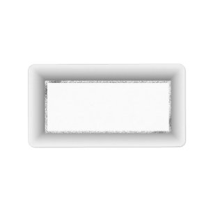 Silver Blank Address Labels