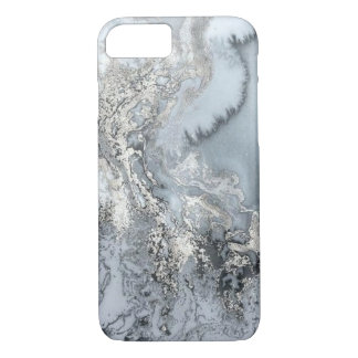 Silver Blue Marbel iPhone 8/7 Case