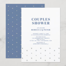Silver & Blue | Modern Couples Wedding Shower