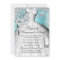 Silver Blue Princess Masquerade Sweet 16 Invite