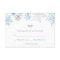 Silver Blue Snowflakes Christmas Winter Wedding