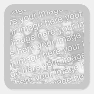 Silver Border Photo Sticker