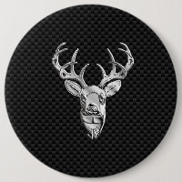 Silver Buck on Carbon Fibre Decor