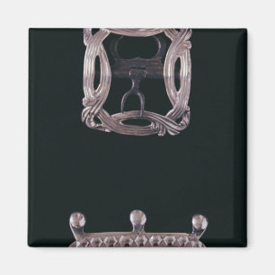 Silver buckles, English, late 18th century Magnet