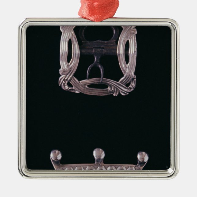 Silver buckles, English, late 18th century Metal Tree Decoration (Front)