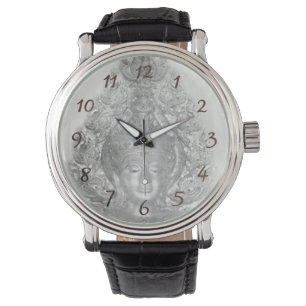 silver buddha watch