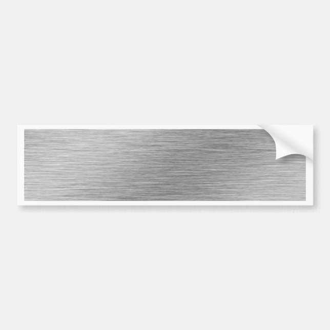 Silver Bumper Sticker (Front)