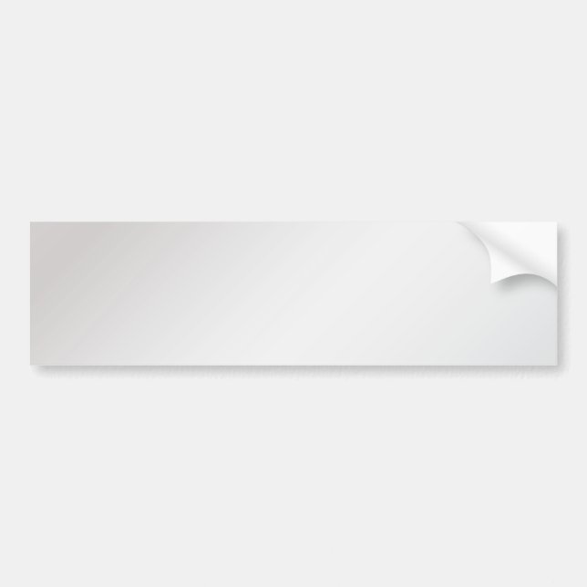 Silver Bumper Sticker (Front)