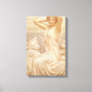 Silver by Albert Joseph Moore, Victorian Fine Art Canvas Print