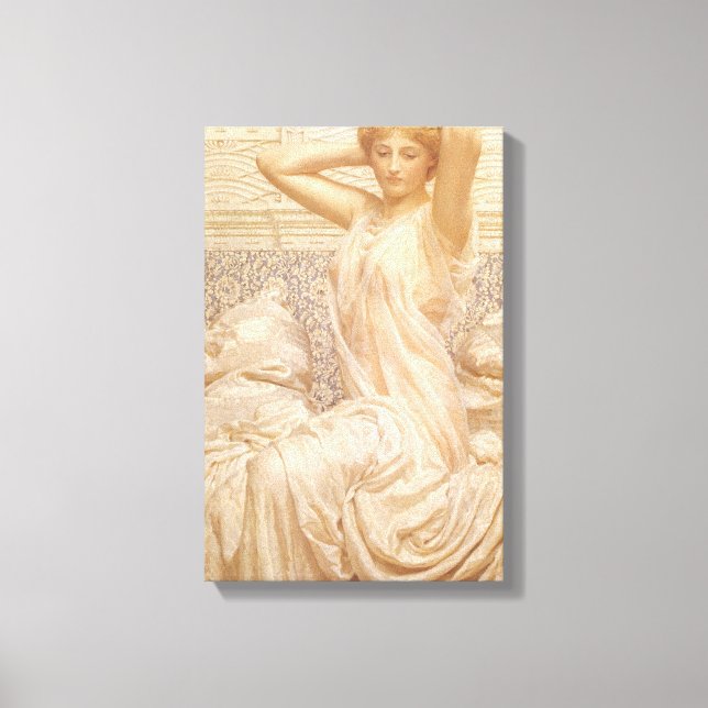 Silver by Albert Joseph Moore, Victorian Fine Art Canvas Print (Front)