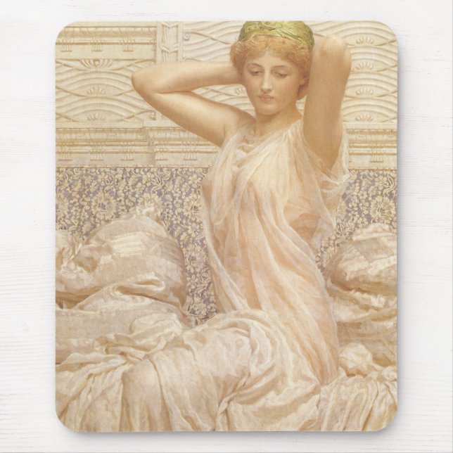 Silver by Albert Joseph Moore, Victorian Fine Art Mouse Mat (Front)