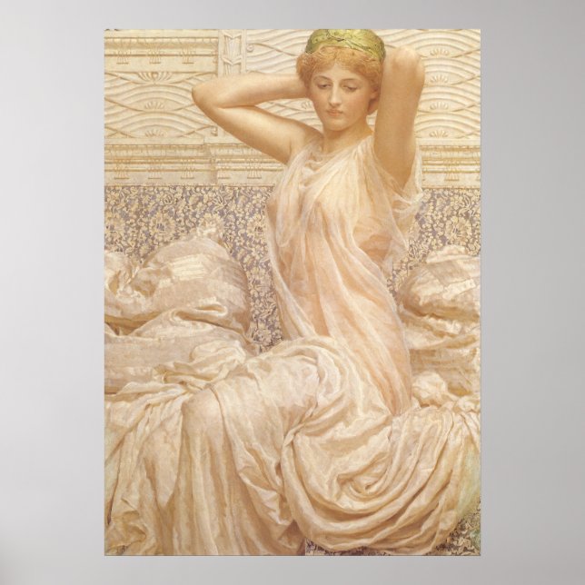 Silver by Albert Joseph Moore, Victorian Fine Art Poster (Front)