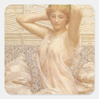 Silver by Albert Joseph Moore, Victorian Fine Art Square Sticker