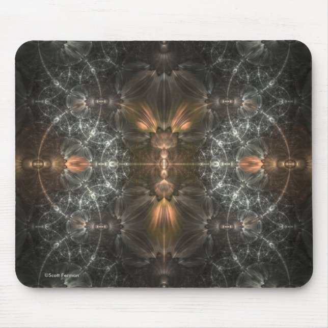Silver Cages Mouse Mat (Front)