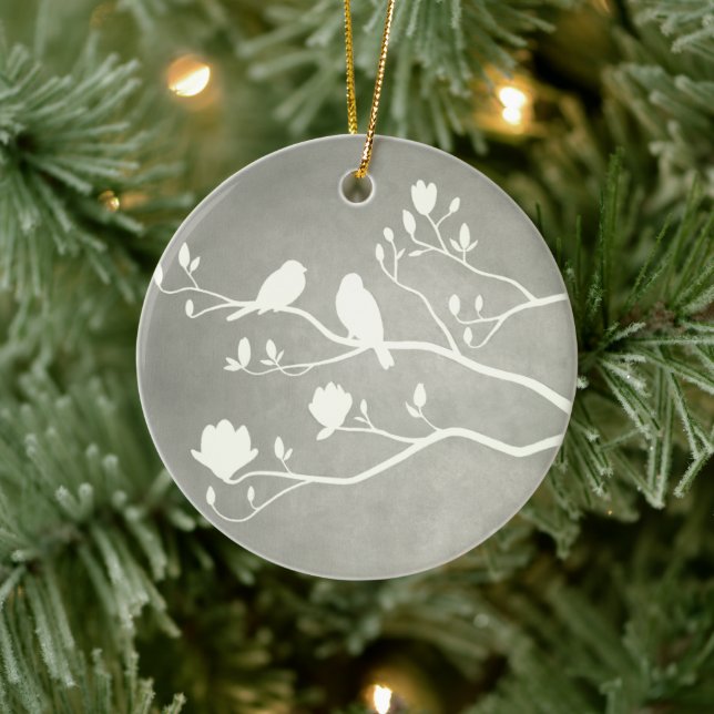 Silver Candelabra - Ceramic Tree Decoration (Tree)