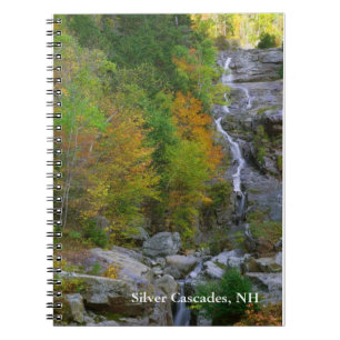 Silver Cascades, NH Spiral Notebook