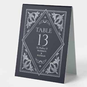 Silver Celestial Art Nouveau Tarot Gothic Wedding