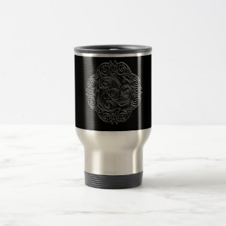 Silver Celtic Emblem Travel Mug
