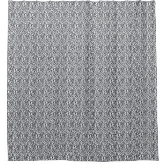 Silver Chainmail Shower Curtain