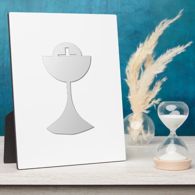 Silver Chalice and Host Plaque (Side)