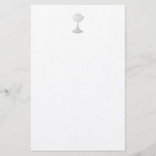 Silver Chalice and Host Stationery