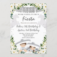 Silver Charro Boy and Girl Sibling Birthday