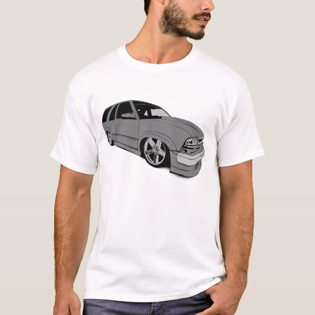 Silver Chevy Xtreme Blazer T-Shirt (Front)