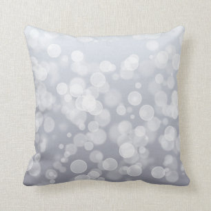 Silver Christmas Pillow