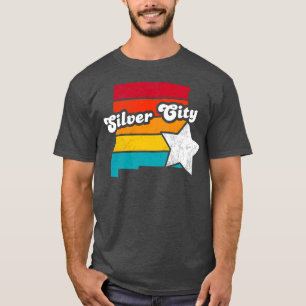 Silver City New Mexico Vintage Distressed Souvenir T-Shirt