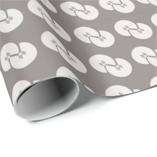Silver classic wrapping paper for all occasions