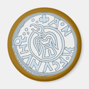 silver coin Wikinger silver coin vikings Magnet