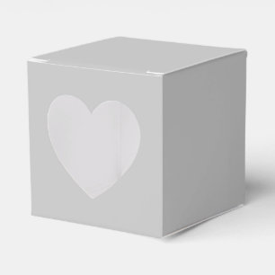 Silver Coloured Favour Box
