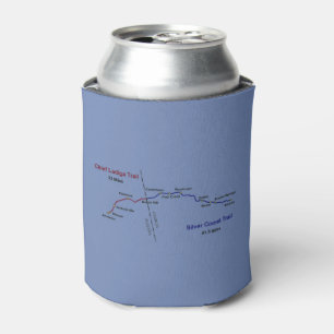 Silver Comet / Chief Ladiga Trail Map Can Cooler