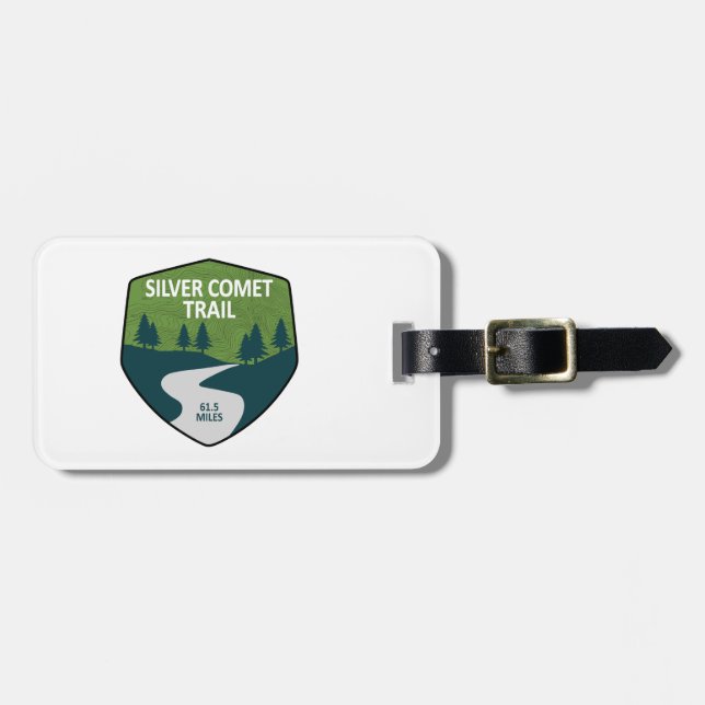 Silver Comet Trail Georgia Luggage Tag (Front Horizontal)