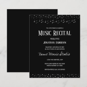 Silver Confetti Music Recital Budget
