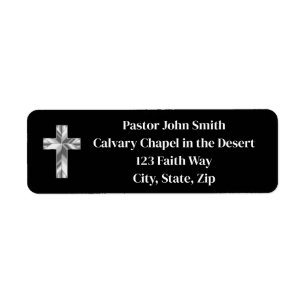 Silver Cross Classy Church Pastor Return Address
