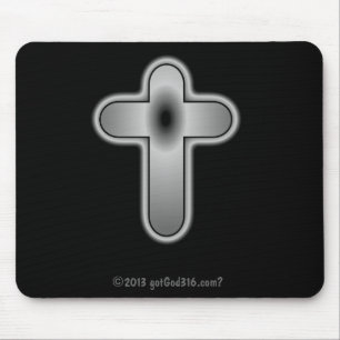 Silver Cross gotGod316.com? Mouse Mat