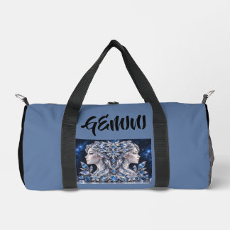 Silver Crystal Gemini | Luxury Collection Duffle Bag
